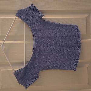 Essentials Full Tilt Top. Women's size Small. Color Light Blue